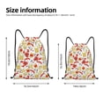 thumbnail image 2 of Xecao Crabs And Beer Pattern Sports Drawstring Backpack - String Swim Gym Bag with Wet Proof Pocket for Women&Men-Small, 2 of 6