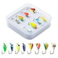 thumbnail image 1 of Goture Ice Fishing Jig Set Ice Fishing Lures for Panfish Crappie Sunfish Perch Walleye Pike Bluegill Sunfish Jig Head Hook Set, 1 of 6