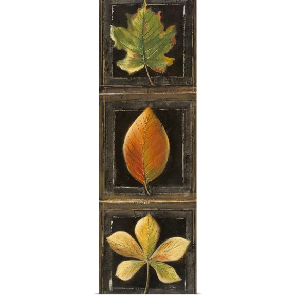 Great BIG Canvas | Rolled Patricia Pinto Poster Print entitled Three Leaves II