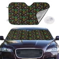 thumbnail image 2 of Kdxio Pineapples Print Windshield Sun Shade,UV Rays and Sun Heat Protection,Sunshade for Car Windshield,Car Shade Front Windshield - Small, 2 of 6