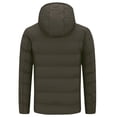 thumbnail image 6 of Frontwalk Heated Coat for Men Electric Heating Jackets with Power Bank USB Heating Jacket Thermal Winter Warm Outwear  Green+Power Bank XL, 6 of 12