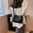 thumbnail image 4 of Bolso cruzado tipo cubo para mujer, bolso sencillo de gran capacidad para las axilas, bolso para exteriores para mujer, 4 of 6