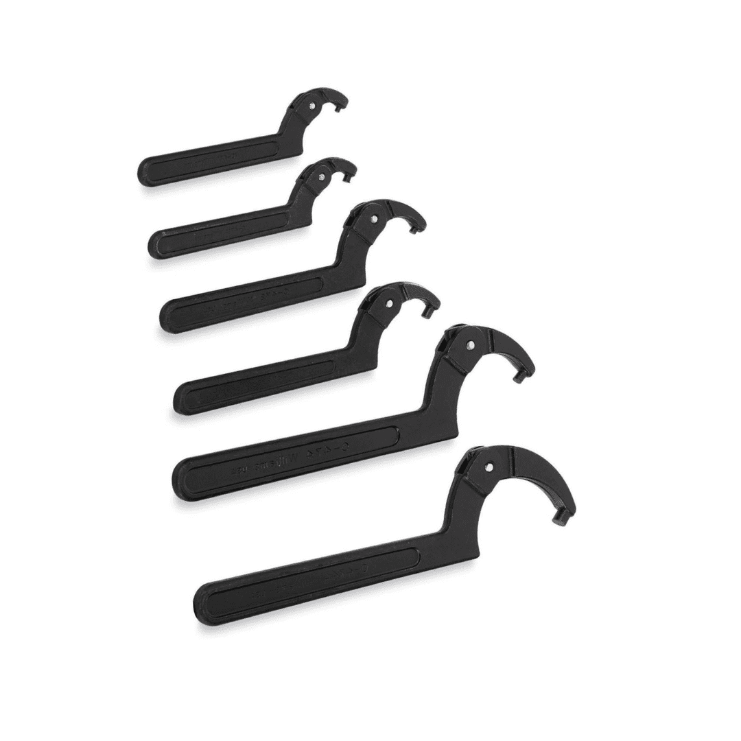 Williams WS-476 6-Piece Adjustable Pin Spanner Wrench Set