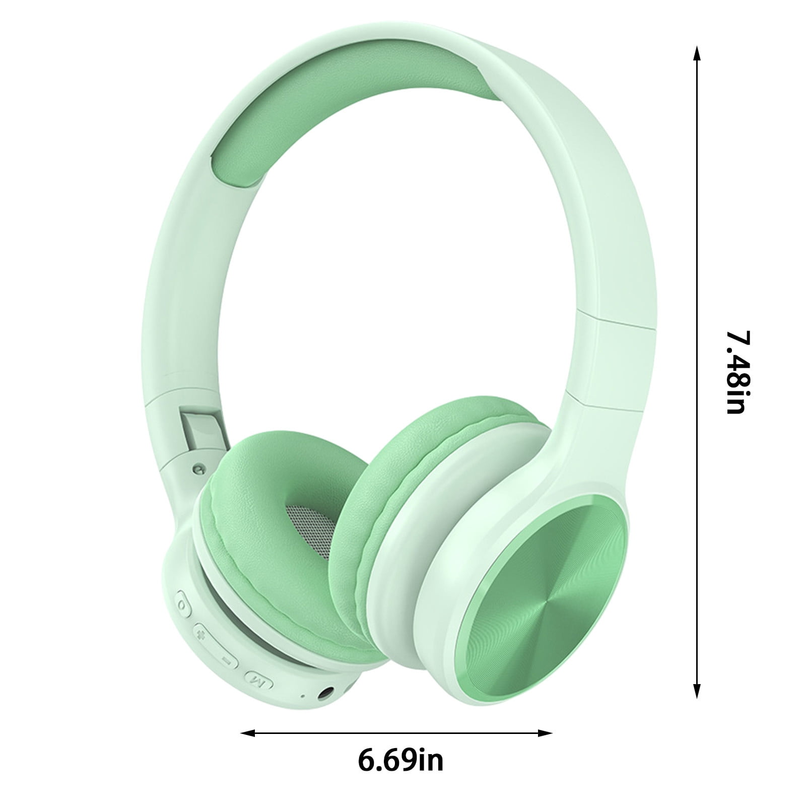 Weloille Around-Ear Bass Gaming Headset Surround Sound Headphones With Noise Cancelling Microphone Bluetooth