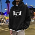 thumbnail image 3 of WILLBEST Sudadera con Capucha y Estampado De Letras para Hombre, Estilo Cómodo y Uso Diario Chica, 3 of 5