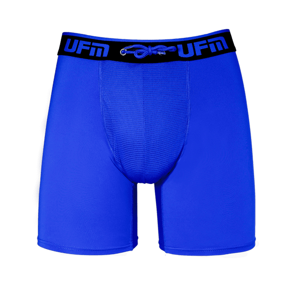 UFM Mens Bamboo Boxer Brief w/Patented Adjustable Support Pouch Regular Support