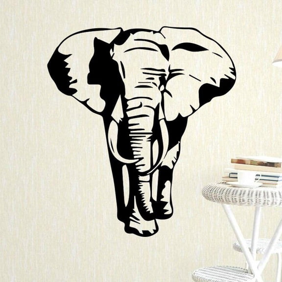 Elephant Wall Sticker For Boys Bedroom Decor Vinyl Wall Decal Kids Room Wallpaper Poster vinilo decorativo elefante 30x35cm