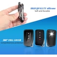 thumbnail image 4 of Key Fob Cover Compatible with Lexus ES GS NX LS RX RC GX LX 570 200 250 350 460 300 F 450h 600h Keychain Case Holder Protector,Black, 4 of 6