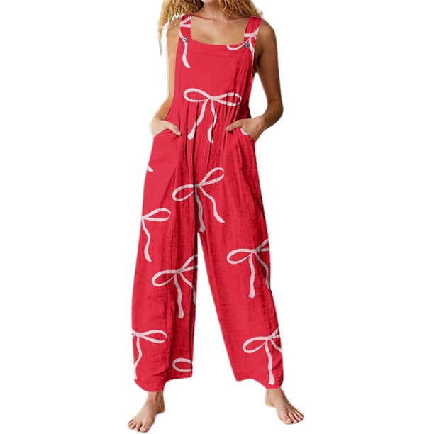 Mono con bolsillos estampados para mujer 2025, sin mangas, corte regular con estampado elegante, versátil para ocasiones informales/formales