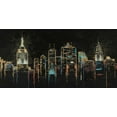 thumbnail image 2 of Wiens James 18x11 Black Ornate Wood Framed with Double Matting Museum Art Print Titled - Cityscape, 2 of 4