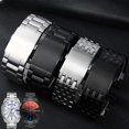 thumbnail image 2 of Correa de reloj de acero macizo de alta calidad para hombre, correa de reloj de 22, 24, 26 y 28 mm, para Diesel Watch Band Dz4316 7395 7305, 2 of 5