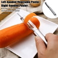 thumbnail image 2 of HomeLife Stainless Steel Rotary Peeler for Kitchen Vegetable Fruit Peeler Ergonomic Design Dual Blades Effortless Peeling Tool for Potato Carrot Fish Scaling, 2 of 13