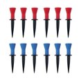 thumbnail image 1 of Paquete de 12 tees de golf Eigraketly 6 uds rojo + 6 uds azul 58 mm, 1 of 6