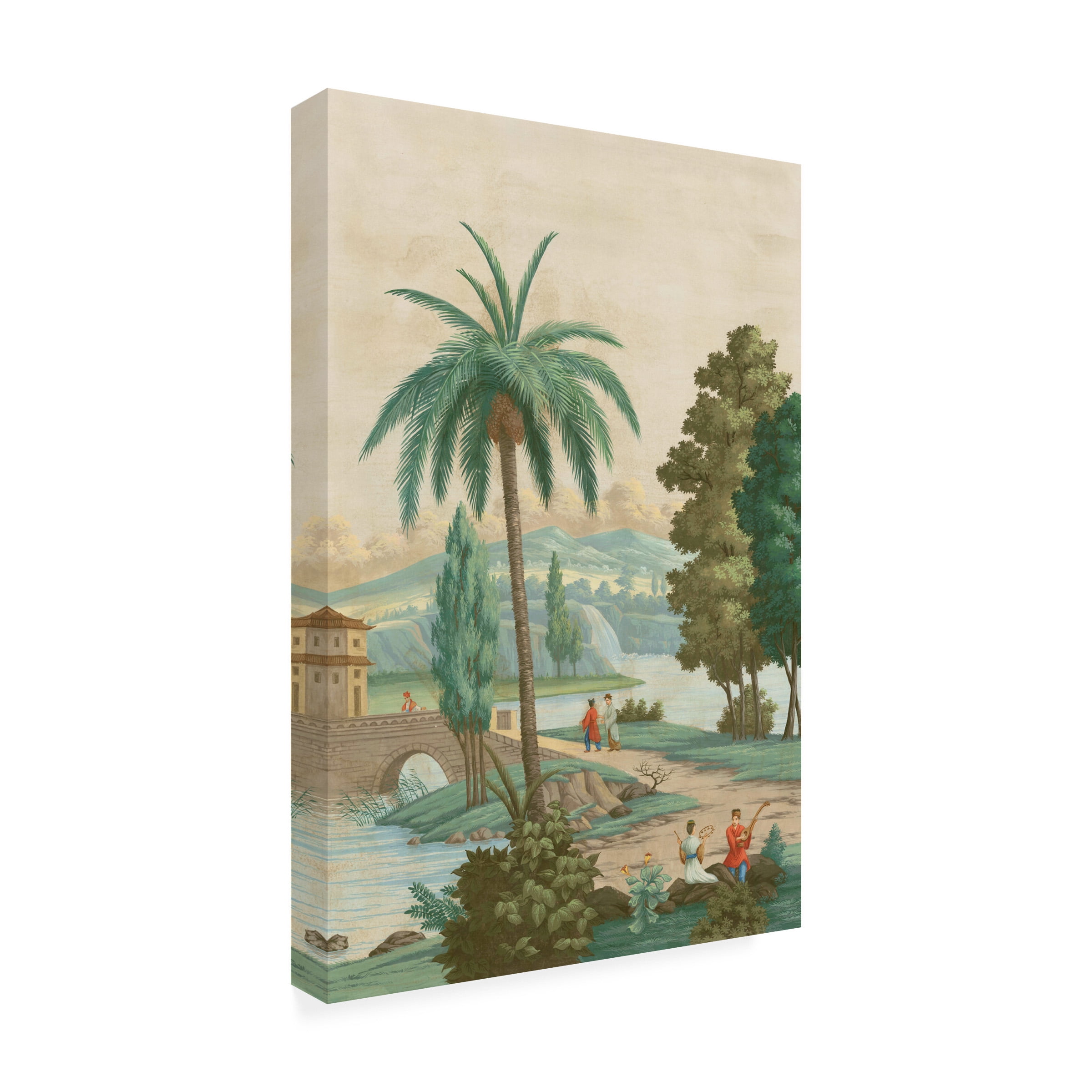 Paul Montgomery 'Palm Paysage I' Canvas Art