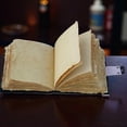 thumbnail image 6 of Owl Leather Journal – Gothic Grimoire Book of Shadows – size 5x7 Inch | 200 Pages Handmade Paper | Locking Diary |, 6 of 6
