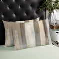 thumbnail image 4 of Abstract Neutral Textured Modern Minimalist Standard Size Pillow Cover, Pillowcase Protectors with Zipper, Breathable Decorative Throw Pillow Case Cover, Pillow Shams for Couch Sofa 20x26Inch, 4 of 7