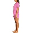 thumbnail image 3 of GAP Women's 2-Piece Short Sleeve Notch Collar Top & Short Sleep Set, 3 of 10