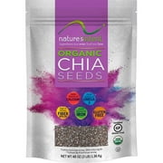 Nature's Intent Organic Chia Seeds, 48 oz