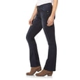 thumbnail image 2 of WallFlower Women's Luscious Curvy Bootcut Mid-Rise Insta Stretch Juniors Jeans (Standard and Plus), 2 of 3