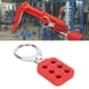 thumbnail image 5 of Cerrojo De Bloqueo Y Etiqueta, 6 Orificios, Rojo Y Plateado, Uso Seguro, Cerrojo De Candado Resistente A Chispas Para Fabricación De Automóviles En Plantas Químicas, 5 of 7