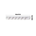 thumbnail image 3 of Rbaofujie Behind The Door Hooks Non-Stick Hooks No Hole Hooks Kitchen Hooks Sliding Regulateable Spacing Feature Clearance Sale, 3 of 6
