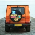 thumbnail image 7 of DouZhe Waterproof Spare Tire Cover, Funny Non Stop Game Prints Adjustable Wheel Covers Fit for Jeep Trailer RV SUV Car, 17 inch, 7 of 7