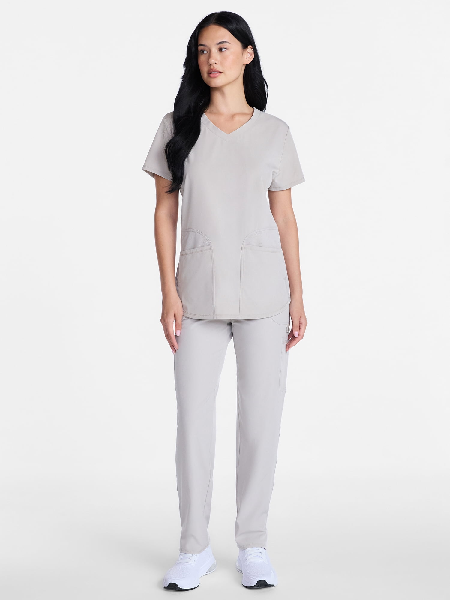 Grey's Anatomy Women's Scrub Top with Short Sleeves, Sizes S-3XL