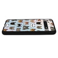 thumbnail image 5 of FINCIBO Slim TPU Bumper + Clear Hard Back Cover for Samsung Galaxy S10 G973 6.1", Cat Faces Pattern, 5 of 7