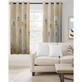 thumbnail image 2 of Watercolor Dandelion Blackout Curtains for Bedroom Living Room Darkening Curtains 96 Inches Long Farmhouse Pastoral Flowers Plants Window Curtain 2 Panels Set Window Treatment Grommet Drapes 52"x96", 2 of 9