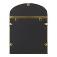 thumbnail image 4 of Kate and Laurel Peyson Framed Arch Mirror with Shelf, Gold 18x24, 4 of 8
