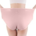 thumbnail image 4 of Seductiva Women Clothing Women's Panties Women's Solid Color High Waist Belly Plus Size Loose Comfortable Cotton High Stretch Casual Underwear, 4 of 6