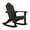 Semi Solid Black Stain, variant on Amish Casual Adirondack Rocking Chair, Unfinished
