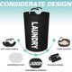 thumbnail image 3 of 115L Large Laundry Basket, Dirty Clothes Hamper for Laundry, Collapsible, Waterproof Laundry Baskets with Foam Protected Aluminum Handles(Black), 3 of 4