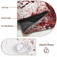 thumbnail image 6 of Round Rugs 5Ft, Halloween Red Blood Round Area Rug Washable Indoor Throw Carpet, Horror Bloody Handprint Soft Non Slip Circle Rug for Cabinet Bathroom Home Decor Aesthetic, 6 of 8