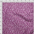 thumbnail image 4 of oneOone Rayon Purple Fabric Text Craft Projects Decor Fabric Printed By The Yard 56 Inch Wide-1R, 4 of 5