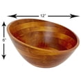 thumbnail image 4 of Woodard & Charles 12" Angle Salad Bowl with Servers - 3 Piece Set, 4 of 6