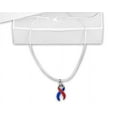thumbnail image 2 of Large Red & Blue Ribbon Necklaces, 2 of 3