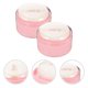 thumbnail image 2 of 2pcs Body Powder Puffs Boxes Loose Powder Containers Dusting Powder Boxes with Puffs, 2 of 3
