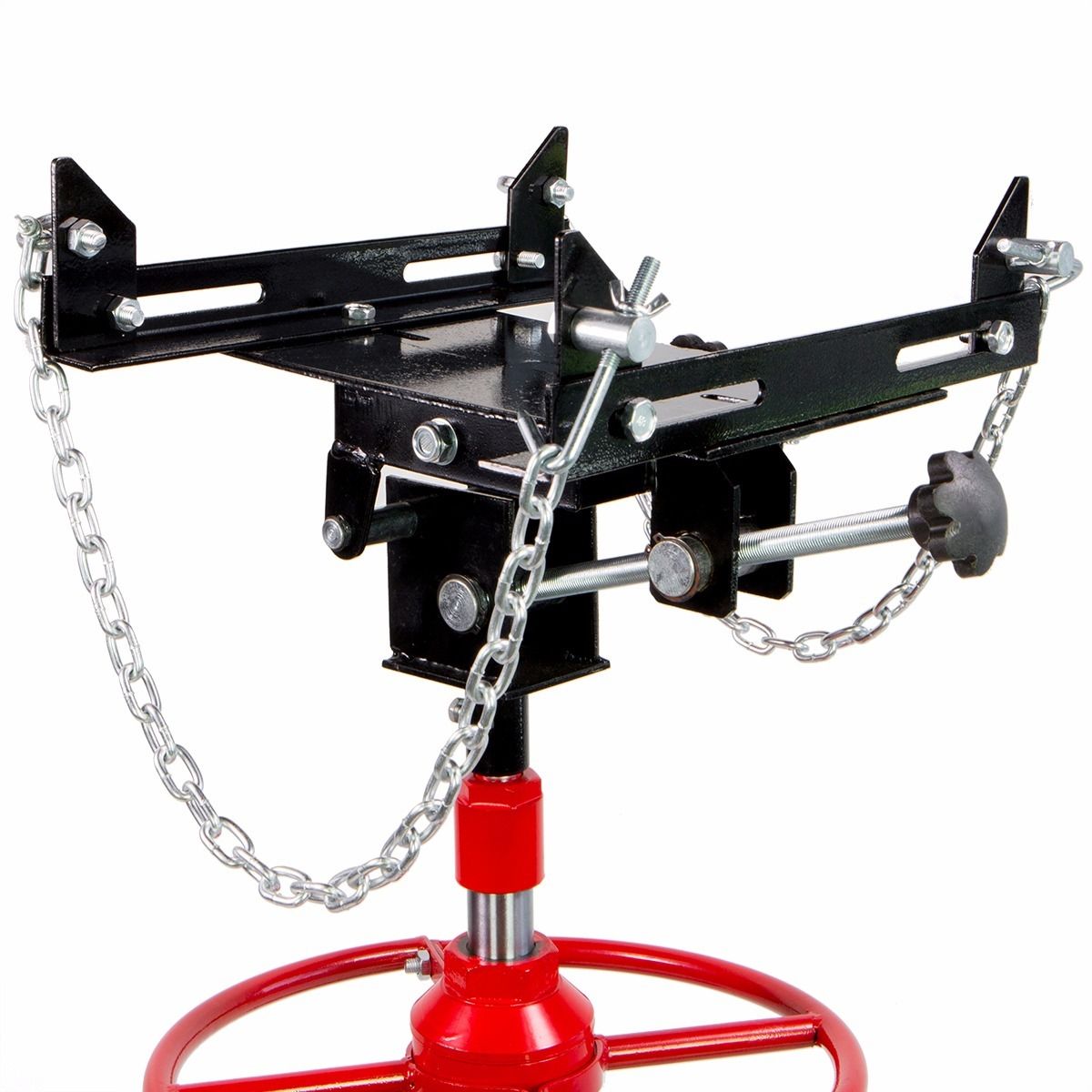 Stark USA 1/2 Ton Transmission Jack, 33"-70" High Lift, Hydraulic Telescoping Transmission Jack, 2-Stage Transmission Stand W/ Foot Pedal, 360° Swivel Wheel, Garage/Shop Lift Hoist  1,100LB Capacity
