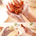 thumbnail image 3 of TST 100 Pcs Clear Kitchen Gloves for Garden Restaurant Cleaning Home Food Baking, Non-Sterile Disposable Gloves | One Size Fits Most, 3 of 8