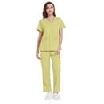 thumbnail image 4 of Garbnen Medical Uniform Women's Scrubs Set Stretch V-Neck Womens Scrub Tops & Yoga Jogger Scrub Pants Nurse Uniform with Pockets, 4 of 7