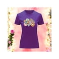 thumbnail image 2 of Playera Blusa Mujer De Mamá con Estampado de Flores Ropa Casual y Bonita para Día de la Madre Color Morado Talla Mediana Marca Emil SaEs, 2 of 4