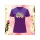thumbnail image 2 of Playera Blusa Mujer De Mamá con Estampado de Flores Ropa Casual y Bonita para Día de la Madre Color Morado Talla Chica Marca Emil SaEs, 2 of 4