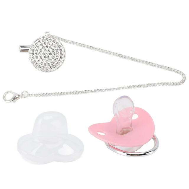 Chupete Para Bebés ANGGREK Sin BPA Chupete Ostentoso Corona de Diamantes de Imitación