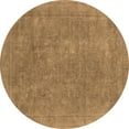 thumbnail image 1 of Ahgly Company Indoor Round Oriental Brown Industrial Area Rugs, 8' Round, 1 of 4