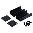 thumbnail image 2 of Extruded Aluminum Case, Electronic Cooling Case Extruded Aluminum Case, PCB Instrument Box Enclosure DIY, Electrical Boxes, 2 of 8