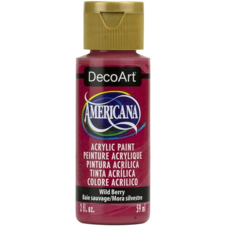 UPC: 0766218109866 | DecoArt Americana Acrylic Color 2 oz. Wild Berry