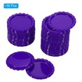 thumbnail image 3 of Uxcell 1" Flat Decorative Bottle Caps Craft Bottle Pendant Trays Double Sides Printed Purple 50 Pack, 3 of 6