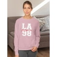 thumbnail image 2 of Los Angeles 98 Sweatshirt Women -Image by Shutterstock, Female Large, 2 of 4