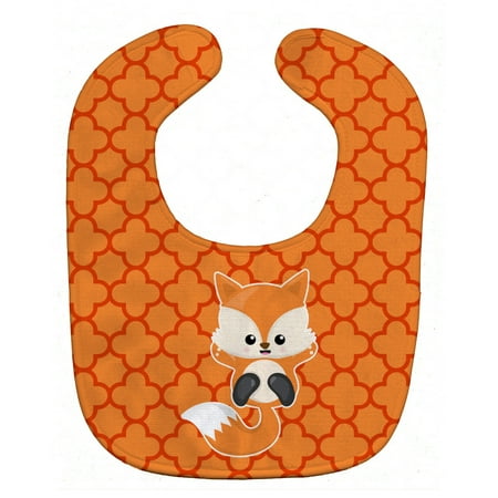 

Carolines Treasures BB7085BIB Baby Fox Quatrafoil Baby Bib 10 x 13 multicolor